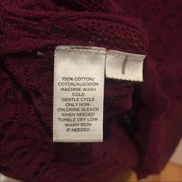 LOFT Embroidered Lace Sweater - Picture 6 of 7